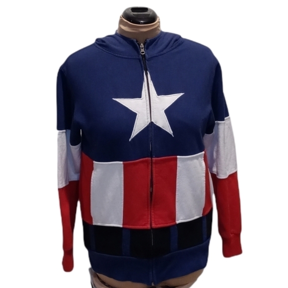 Marvel Captain America hoodie size small - Picture 1 of 7